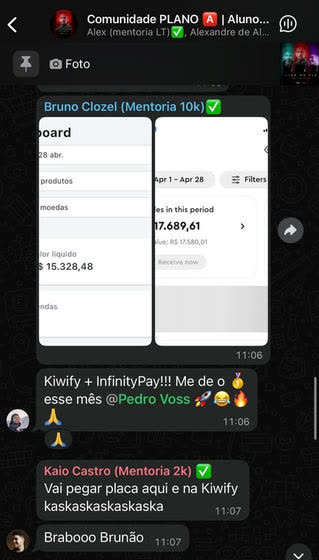 Print do resultado: Do zero aos R$ 200 mil dentro de 30 dias