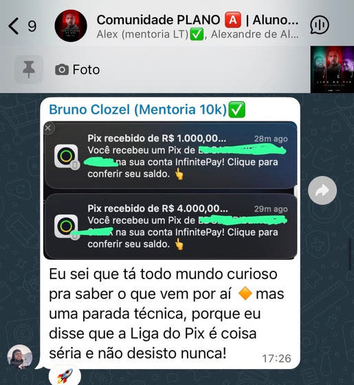 Print do resultado: Do zero aos R$ 200 mil dentro de 30 dias