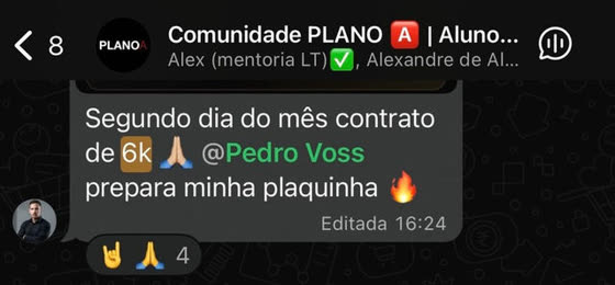 Print do resultado: Do zero, como CLT, aos R$ 500 mil faturados em 90 dias