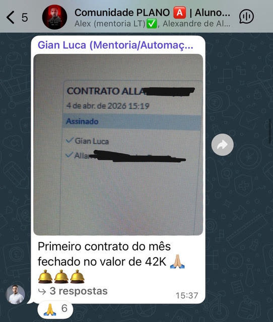 Print do resultado: Do zero, como CLT, aos R$ 500 mil faturados em 90 dias